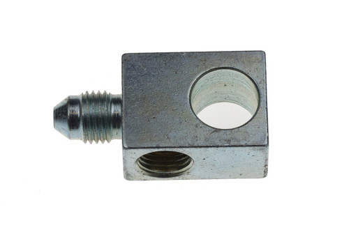 Redhorse Performance 342-03-03 Steel Adapter Tee - 3 AN Male to 3/8-24 Inverted Flare Female