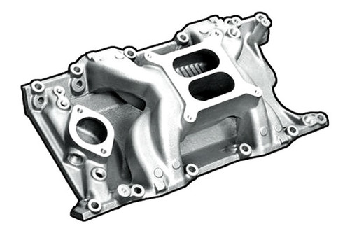 Professional Products 55026 Crosswind Intake Manifold - Square Bore - Dual Plane - Aluminum