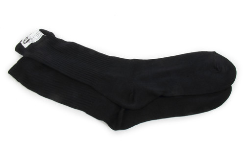 G-FORCE 4150XLGBK Soft Knit Nomex Racing Socks - SFI 3.3 - Black - X-Large