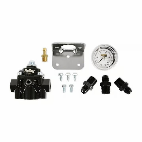 HOLLEY 12-886KIT Fuel Pressure Regulator and Gauge Kit