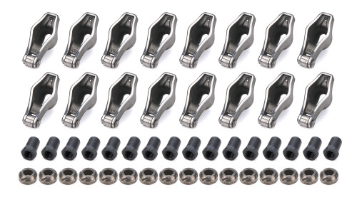 PRW Industries Inc. Sportsman Rocker Arm Set 68302316 - 1.60 Ratio Roller Tip for Small Block Ford / AMC V8 / Oldsmobile V8