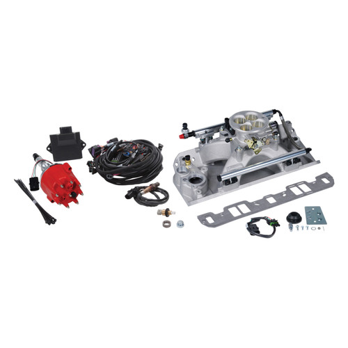 Edelbrock 70-91 AMC 304/360/390/401 Pro Flo 4 4150-Style 35lb/hr Fuel Injection Kit - 35650 Photo - Primary