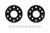 Eibach 20-25 Chevrolet Corvette Pro-Spacer System - 20mm / 5x120 Bolt Pattern / Hub 66.9 - Black - S90-4-20-032-B Photo - Primary