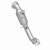 Magnaflow 19-20 Chevrolet Silverado 1500 2.7L OEM Grade EPA Compliant Direct-Fit Catalytic Converter - 280198 360 Degree Image Set