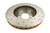 DBA 3/06-08 Audi Q7 Front Drilled & Slotted 4000 Series Rotor - DBA42246XS Photo - Close Up