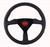 Steering Wheel 13.75in Wrapped w/Red