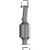 Magnaflow Conv Direct Fit 17-19 Honda CR-V Single Underbody 2.4L - 280150 Photo - out of package
