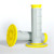 Renthal MX Dual Compound Grips 1/2 Waffle - Grey/ Yellow - G192 Photo - Primary