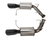 Roush 11-14 Mustang V6 Black Tip Axle Back Exhaust - 421145-BLK Photo - Close Up