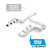 Stainless Works Headers 2021-23 F-150 5.0L Long Tube Header Kit - FT21HCATY Photo - Primary