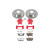 Power Stop 97-01 Honda Prelude Rear Z26 Street Warrior Brake Kit w/Calipers - KC1243B-26