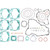 Vertex Pistons 2023 250 XC-W/21-22 300 EXC TPI/21-23 EC 250/23 EC 300 Complete Gasket Kit w/o Seals - 8080064 Photo - Primary