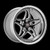 Weld S81 18x7 / 5x4.75 BP / 4.1in BS (High Pad) Black Wheel - 81HB8070B41A Photo - Primary