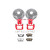 Power Stop 01-03 Acura CL Rear Z26 Street Warrior Brake Kit w/Calipers - KC2383-26