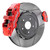 Wilwood 20-23 Chevy Corvette C8 Aero4 Red Rear Big Brake Kit - Slotted - 140-17009-R Photo - Primary