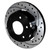 Wilwood 6x5.5 SRP Drilled Performance Rear Rotor & Hat L/H - Black - 160-16625-BK Photo - Primary