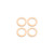WIlwood Tandem M/C Copper Washer Kit .450 ID x .675 OD (Pack of 4) - 240-11326-4 Photo - Primary