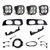 Baja Designs 2023+ Ford F-250/350 Squadron Racer/Pro Unlimited Dual Fog Pocket Light Kit w/ Upfitter - 448255UP Photo - Primary
