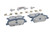 Brembo OE 14-21 BMW i3/18-21 i3s Brake Pad - Front - P06091E Photo - Close Up