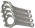 Carrillo 1995 Fiat - Delta 2.0 16V Turbo Pro-H 3/8 CARR Bolt Connecting Rods (Set of 4) - SCR5420-4 Photo - Primary