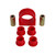 Energy Suspension 01-05 Lexus IS300 Rack and Pinion Mount Bushing Set - Red - 8.10109R Photo - Primary