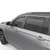 EGR 4pc Matte Finish In-channel Window Visors for Grand Cherokee (WL) - 573775 Photo - Mounted