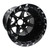 Race Star 72 ValStar 15x14 / 5x4.75BC / 5.5BS / 3.072in CB / Black w/Machined Accents Wheel - 72-514475501B Photo - Primary