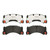 Brembo Porsche Front Premium Low-Met Prime Ceramic Brake Pad - P65046 Photo - Close Up