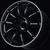 Advan RZII 15x6.0 / +38 Offset / 4-100 / 63mm Bore / Racing Gloss Black & Ring - YAZ5C38AB Photo - Primary