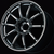 Advan RZII 18x7.5 / +50 Offset / 5-100 / 63mm Bore / Racing Hyper Black & Ring - YAZ8F50DHB Photo - Primary