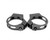 Billet Clamp 2.5 inch Black 2 Pack