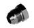 10AN Flare Plug 1/pkg Black