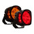Nacho Lighting Quatro Chase - Amber/Red (Pair) - PM455RA Photo - Primary