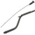 PROFORM Locking Transmission Dipstick for Ford C4 Case Fill - Black Steel Tube