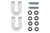 DV8 Offroad D-Rings Pair - UNSK-01PK Photo - out of package