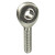AURORA PRB-7T Male Rod End with 7/16 Inch Bore and Left-Hand Thread, Spherical Design
