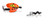 Cycra Probend Ultra Bar Pack w/ Flexx Link Bar Mount - Orange - 1CYC-7508-22X User 1
