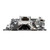 Edelbrock Chevy SB Victor Jr. 23 Degree Intake Manifold - Chrome Plasma Finish - 2975-CP Photo - out of package