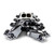 Edelbrock Chevy LS1 Performer RPM Intake Manifold Only - Black Plasma Finish - 71187-BP Photo - out of package