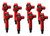 MSD Ignition Blaster Coil-On-Plug Set for Toyota V8 4.7L - Red and Black