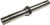 Triple X Race Components 4130 Chromoly Radius Rod Stud with Tether, 1/2-20 Thread