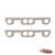 REMFLEX Exhaust Gasket for Pontiac V8 Tiger Head 1-7/8 inch Round Port, Graphite Pair