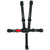 Impact Racing Junior Racer Series 5-Point Harness with Latch and Link - Black, Part 53116651