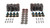 Melling Valve Spring Kit for GM LS-Series with Titanium Retainers – Dual Spring Setup, 409 lb/in Spring Rate
