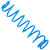 BILSTEIN E4-MCS-0082A00 Coilover Spring, 2.5 Inch ID, 16 Inch Length, 80 lb/in Spring Rate
