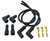 Compu-Fire Ignition #40200 - Compu-Fire Spark Plug Wire Set (4 Wires), Universal V-Twin w/Dual Plug Heads