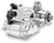 Compu-Fire Engine Components #53800 - Compu-Fire Starter, 1.6 KW Chrome, 2006-17 Dyna, 2007-17 Big Twin Harley Twin Cam