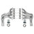 Dougs Headers & Manifolds #D366 - Doug's Fenderwell Header 62-67 Nova 4.8-6.2L LS Engine Swap 1 3/4" Primary 3" Collector Silver Ceramic Coated D366