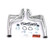 Dougs Headers & Manifolds #D741 - Doug's Long Tube Header 65-74 Olds 400-455 Olds 1 3/4" Primary 3" Collector Silver Ceramic Coated D741
