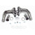 JBA Headers & Manifolds #6817S - JBA Long Tube Header 97-00 Corvette 5.7L LS 1 3/4" Primary Raw 409 6817S